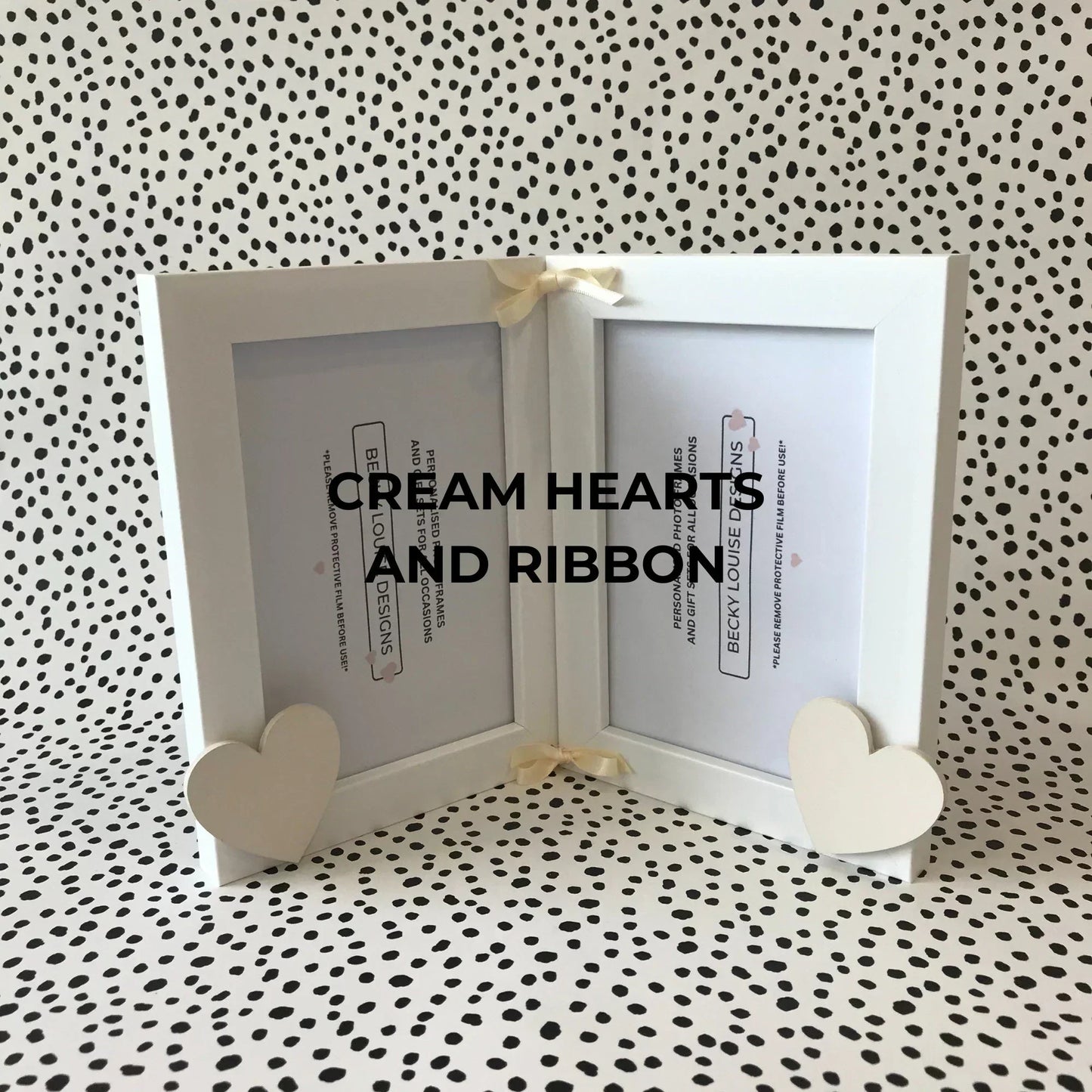 Double Standing Friendship Photo Frame