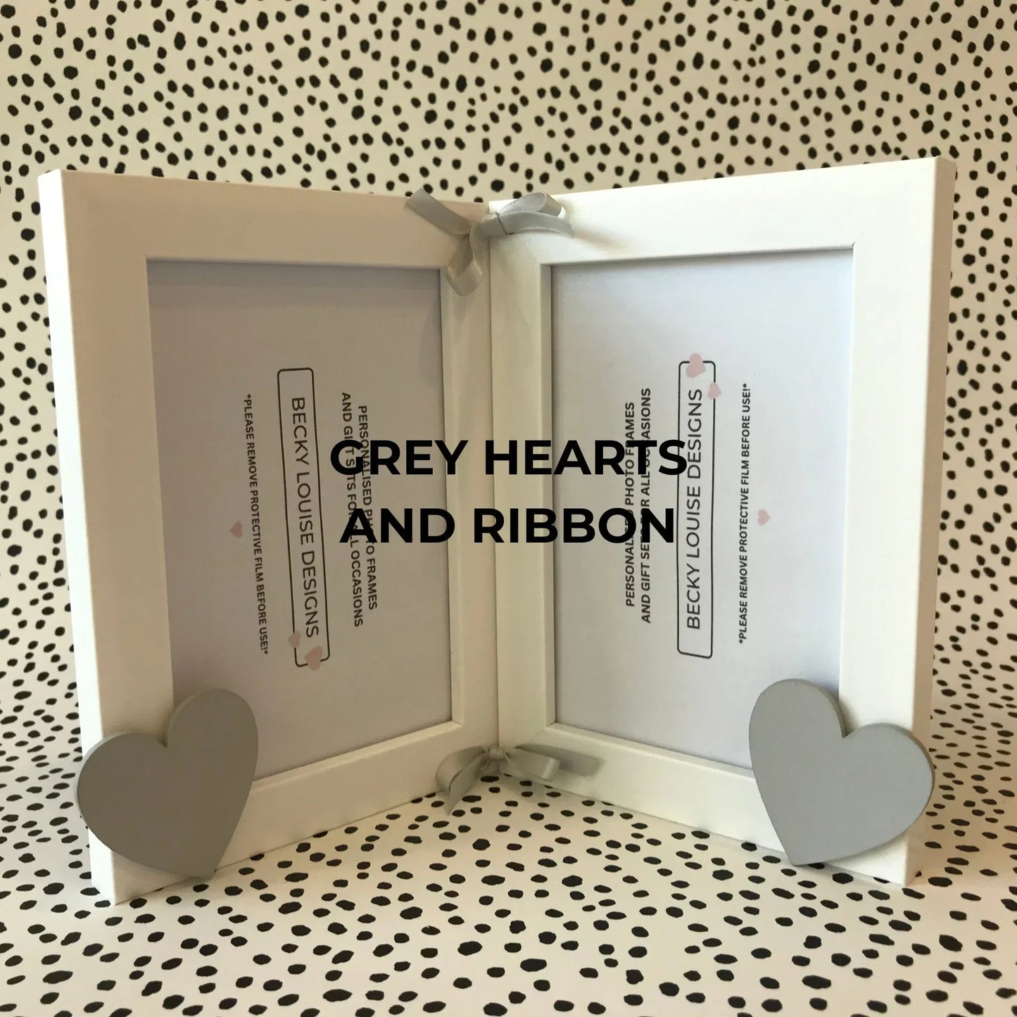 Double Standing Engagement Photo Frame