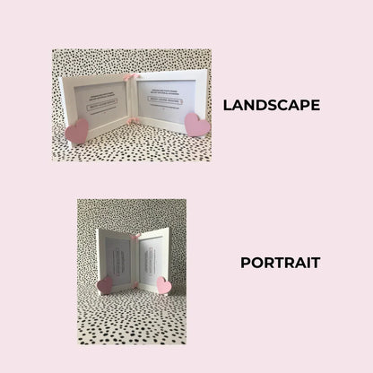 Double Standing New Granddaughter Photo Frame