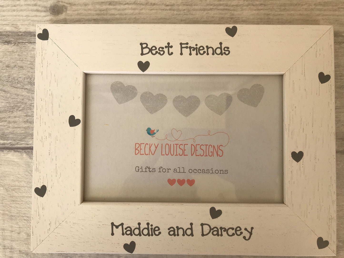 Personalised Handcrafted Best Friends Friendship Photo Frame