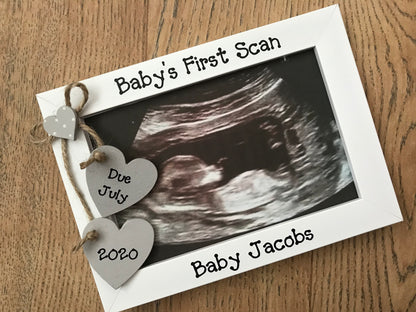 Personalised Baby First Scan Ultrasound Photo Frame