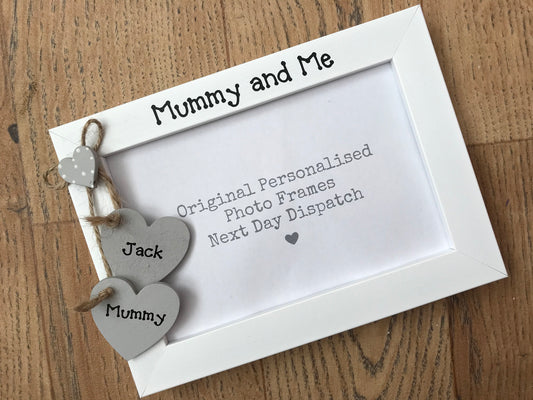 Handcrafted Personalised Mummy and Me Picture Frame