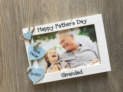Handcrafted Personalised Grandad Photo Picture Frame