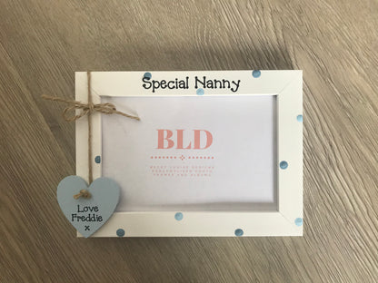 Handcrafted Personalised Special Nanny Photo Picture Frame