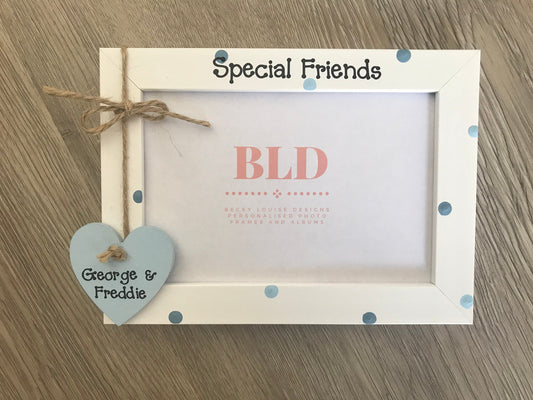 Handcrafted Personalised Special Friends Photo Picture Frame