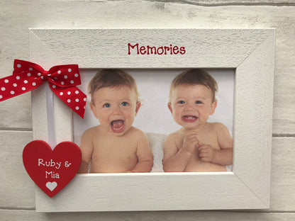 Personalised Family Memories Wooden Handcrafted Photo Frame